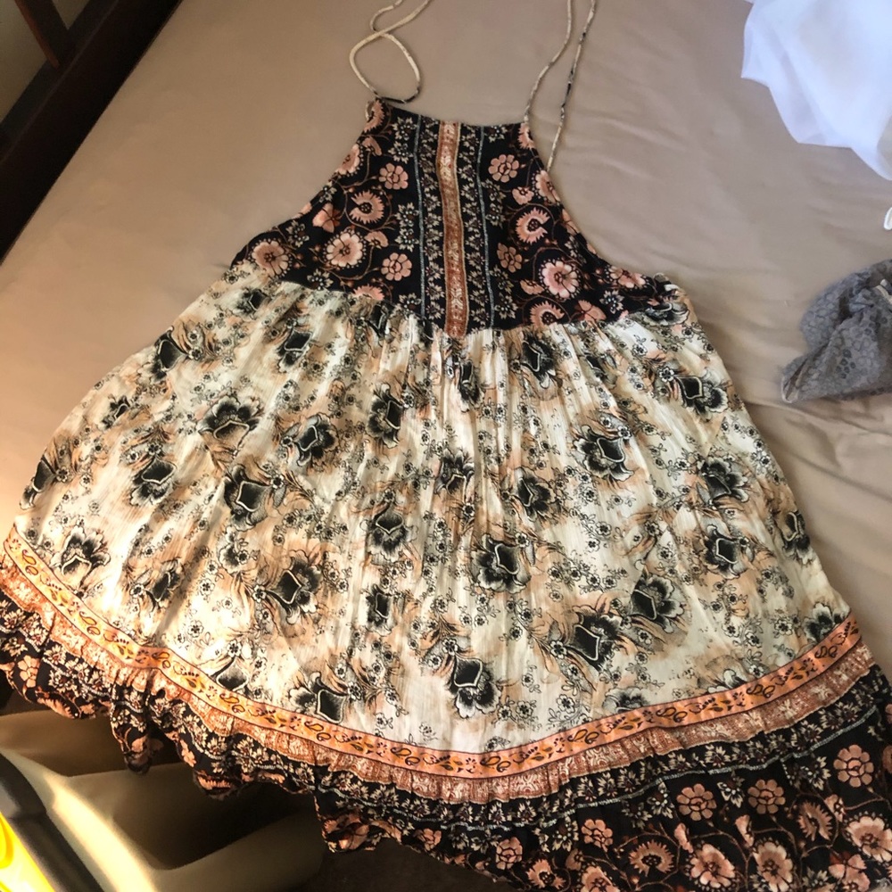 Free people dress with ties